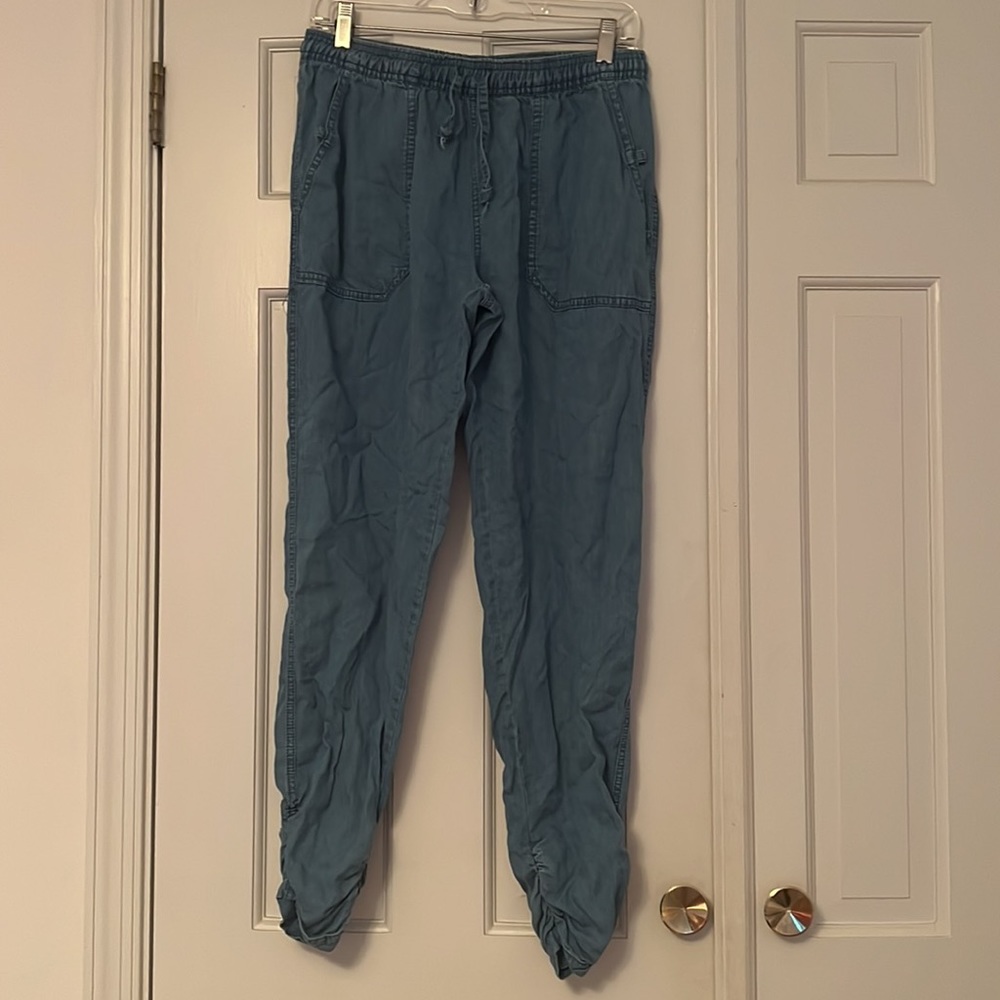 Thread + Supply denim cargo jogger pant